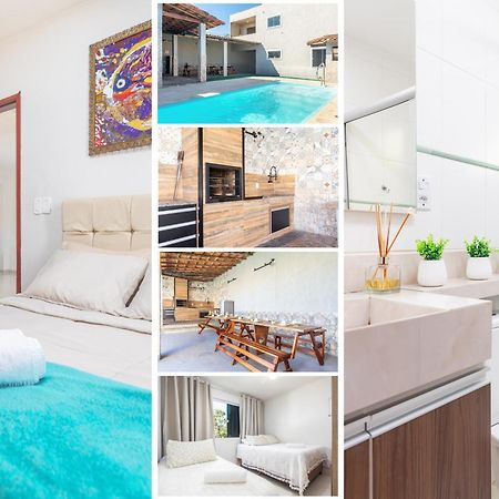 Refugio Tropical Casa De Praia Com Piscina Aquecida E 4 Suites E Garagem 3 Carros, 800 Mtrs Da Praia Internet 700 Mbps, Condominio Privado Com Pista De Skate , Quadra De Futevolei , Campos E Quadras De Futebol! Cabo Frio Exterior photo